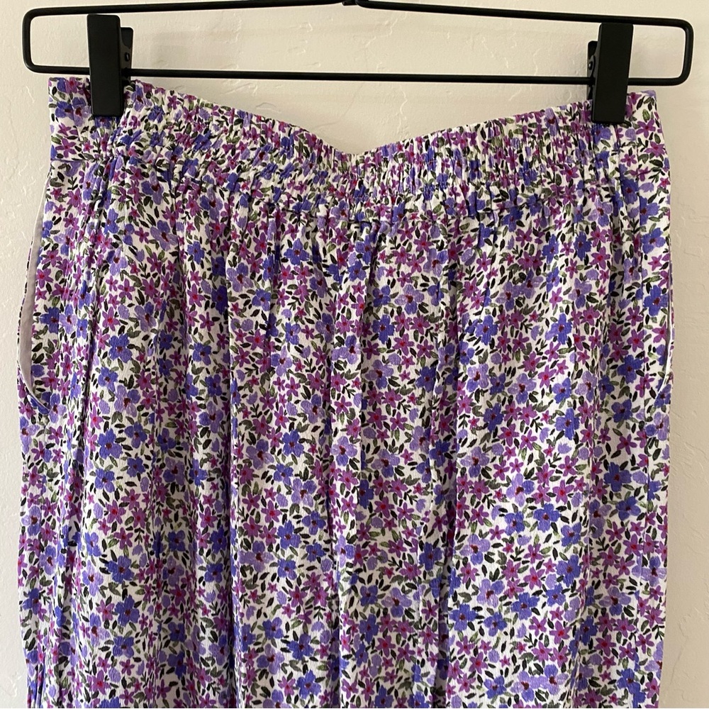 Favorite Daughter Purple Floral Wide-Leg Pants - Picture 10 of 14